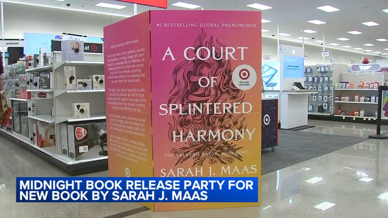 New 'ACOTAR' book 6 released: 'A Court of Splintered Harmony' by Sarah J. Maas is here; how to read series in order
— ABC7 Chicago (WLS-TV)